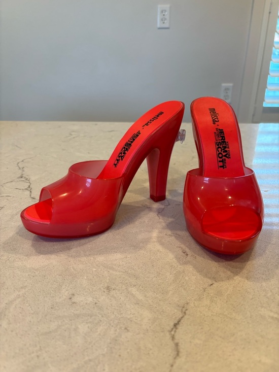 Jeremy Scott Shoes - Jeremy Scott X Melissa Inflatable Mule Heels size 6 SEE DESCRIPTION